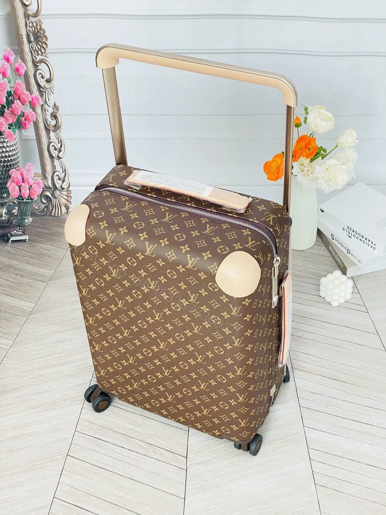 View 6 of Louis Vuitton Horizon 55 rolling suitcase in Monogram Canvas