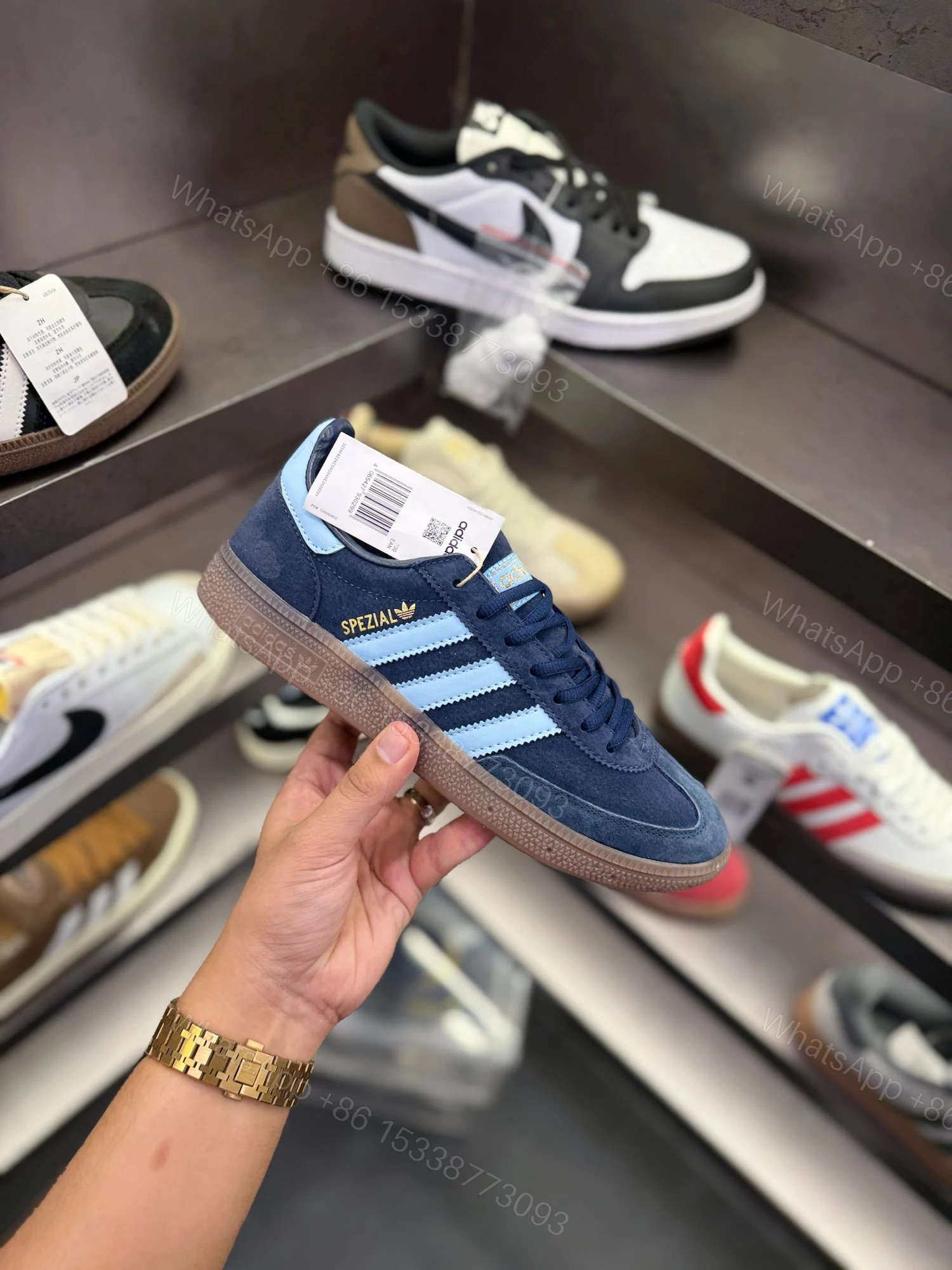 View 2 of First Copy Adidas Handball Spezial Navy