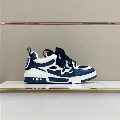 View 2 of LOUIS VUITTON SKATE SNEAKERS IN NAVY BLUE – LSVT391