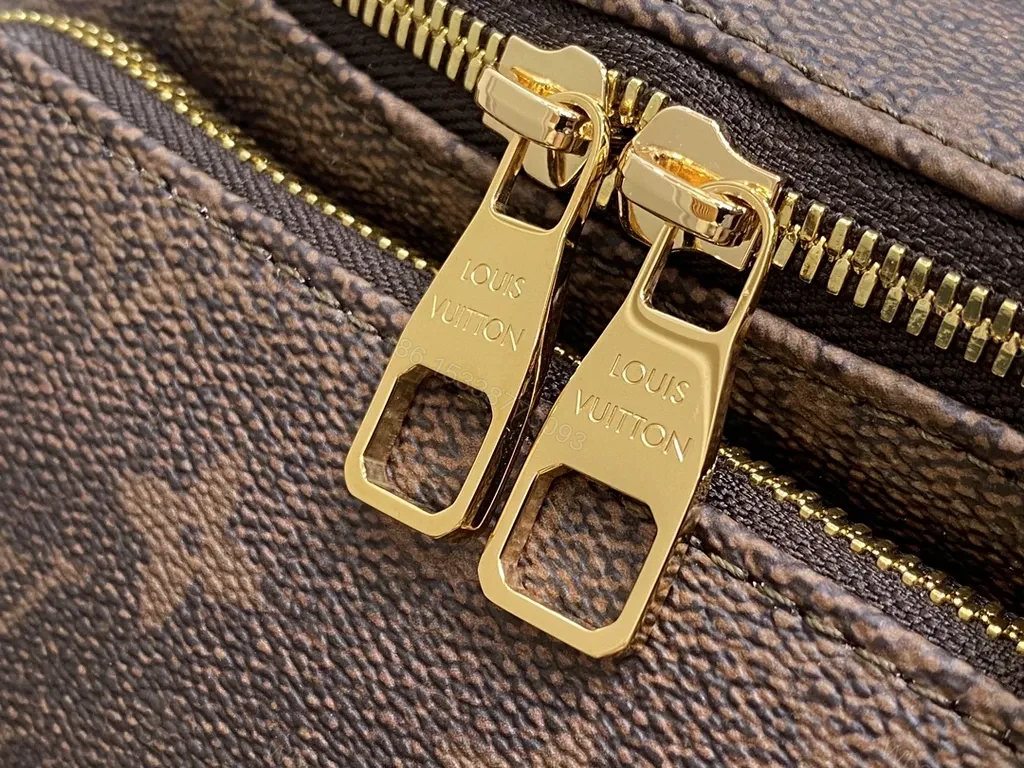 View 8 of Compact LV-Inspired Monogram Fanny Pack - Luxury, Hands-Free