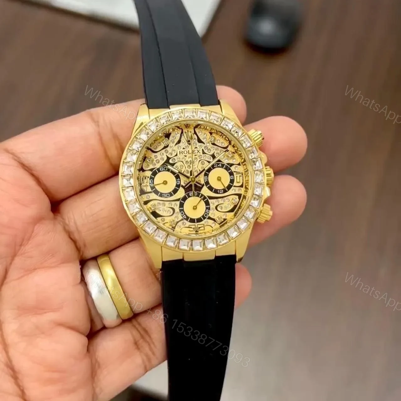 Rolex Rainbow Golden Tiger — view 1