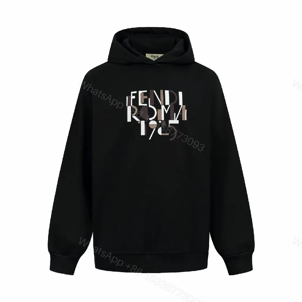 Black Logo Hoodie: Subtle Luxe Graphic Comfort — view 1