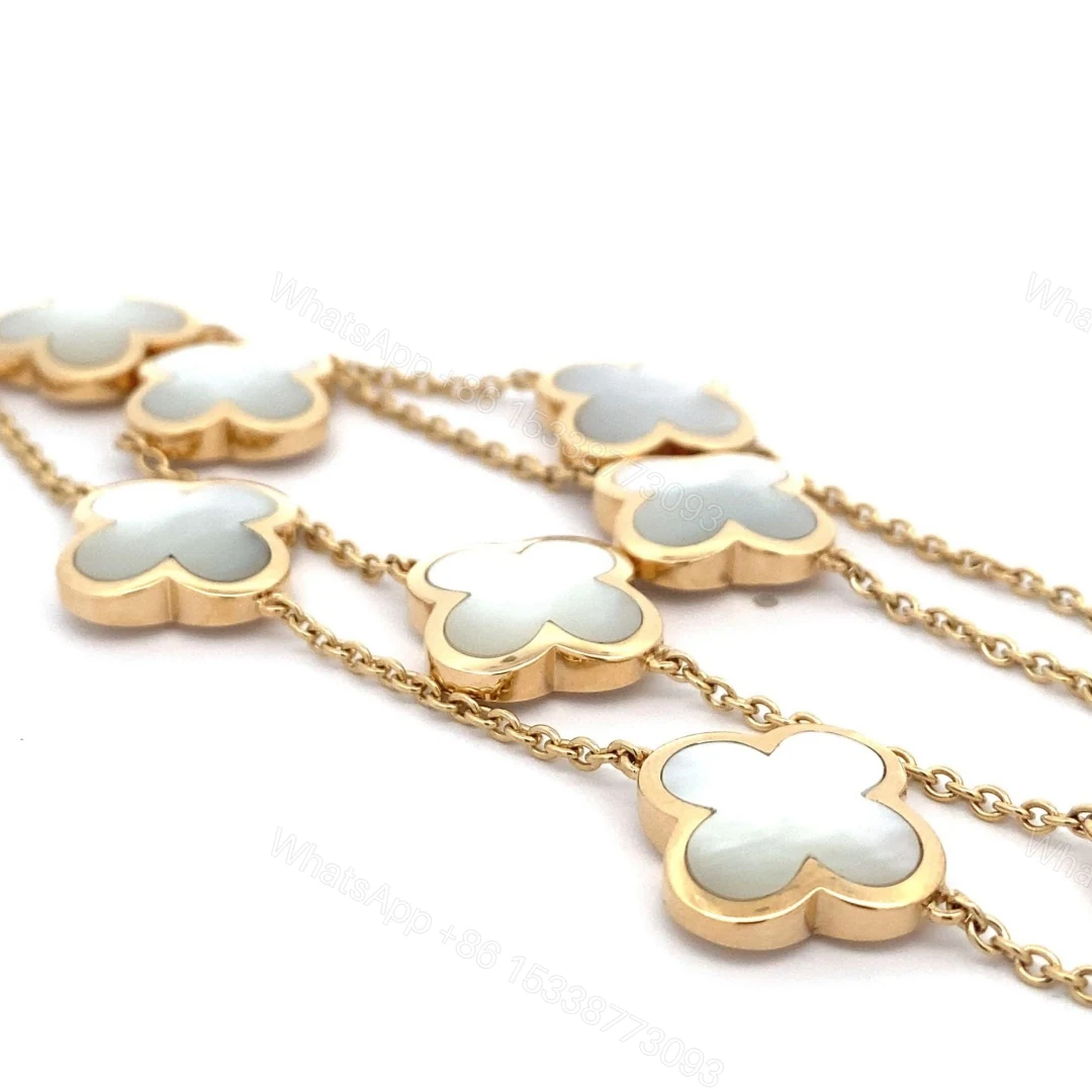 View 2 of Features 9 Motif Van Cleef & Arpels Pure Alhambra Long Necklace