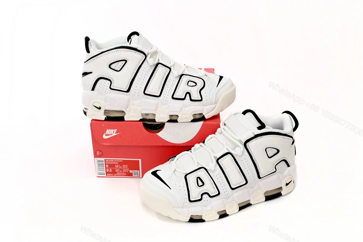 Nike Air More Uptempo Summit White Black Sail DO6718-100 — view 2
