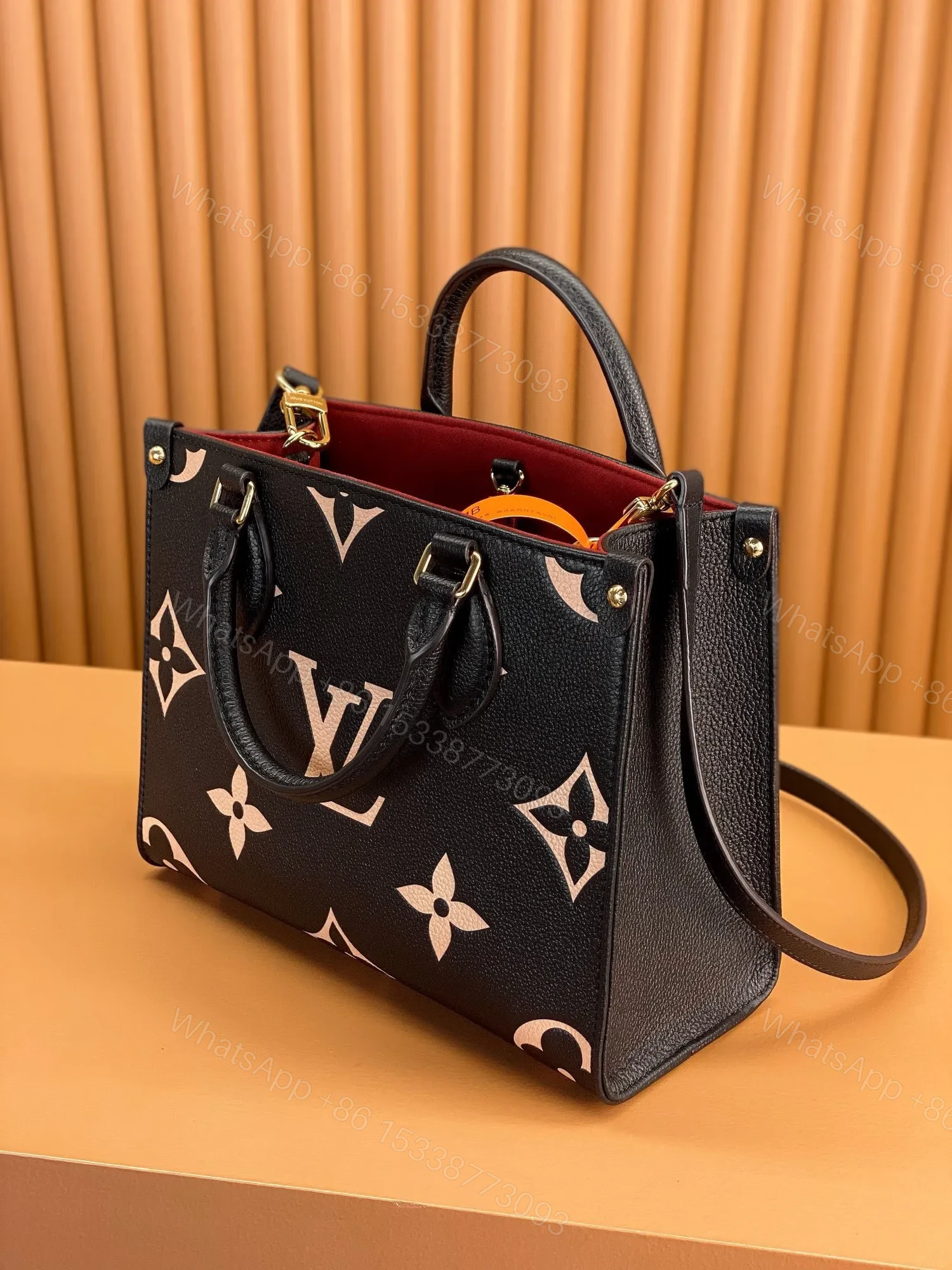View 4 of Louis Vuitton LV On The Go PM Tote Bag Like Auth Handbags Woman’s 25cm