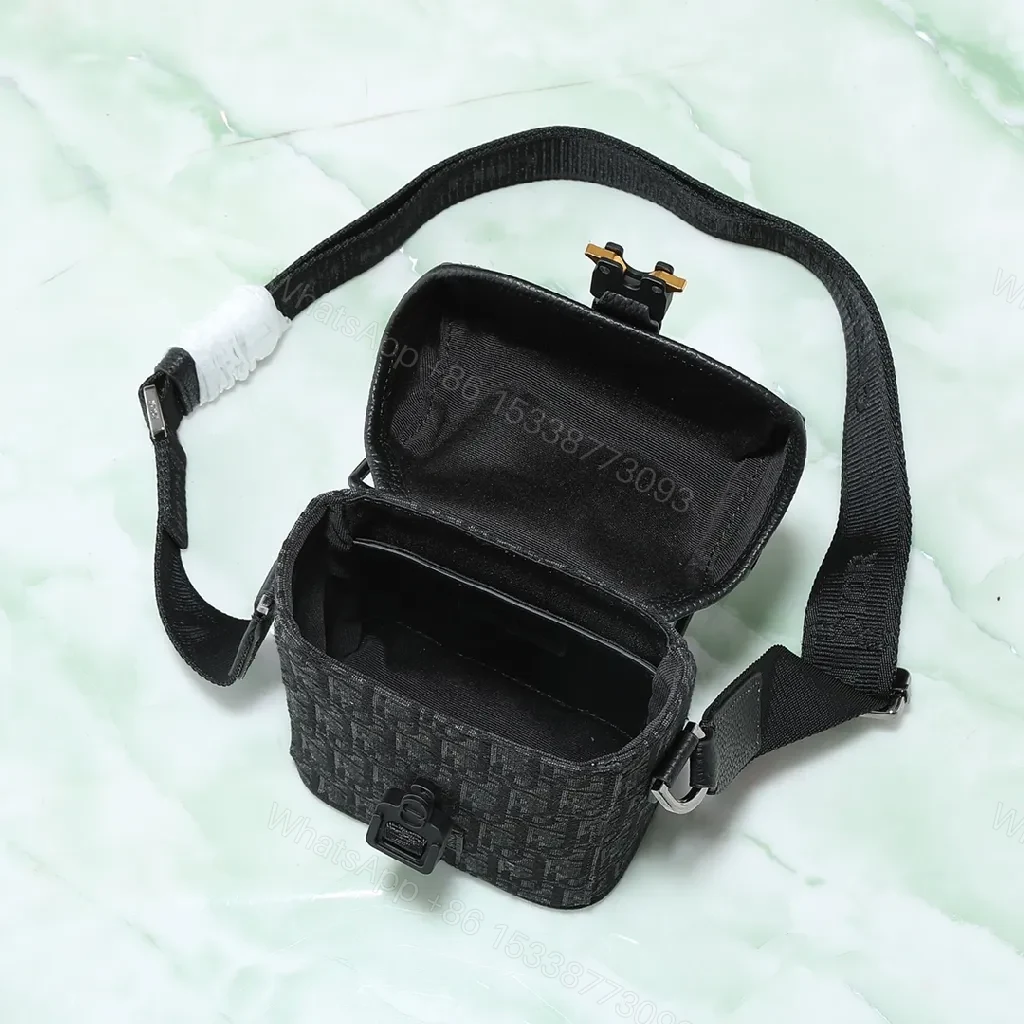 View 4 of Compact Patterned Utility Bag Crossbody, JakCanvas Texture