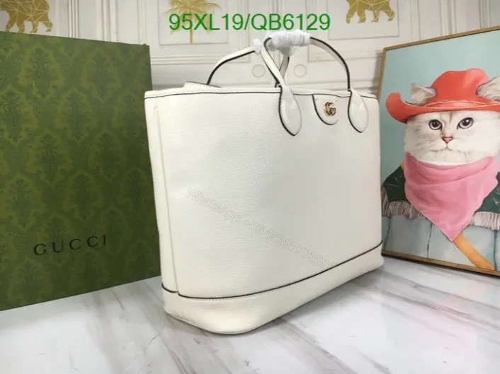 View 7 of Gucci Black Ophidia Medium Top Handle Bag QB6129 – Designer Inspired Elegance