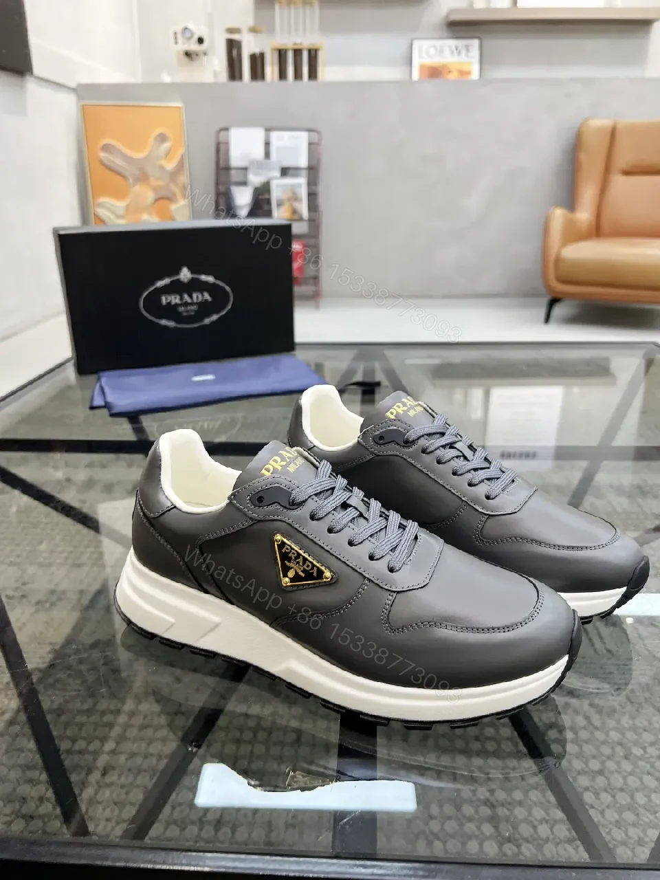 View 9 of Bold Leather High-Top Sneakers, Luxe Comfort, Everyday Style