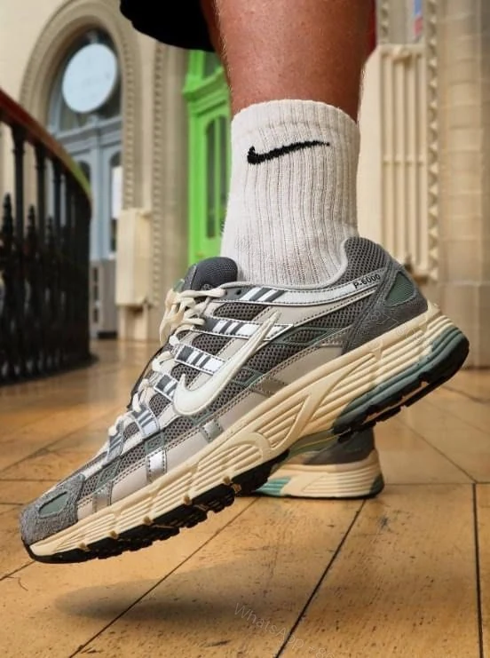 View 2 of FIRST COPY NIKE P-6000 TRAINER FLAT PEWTER FOR MEN