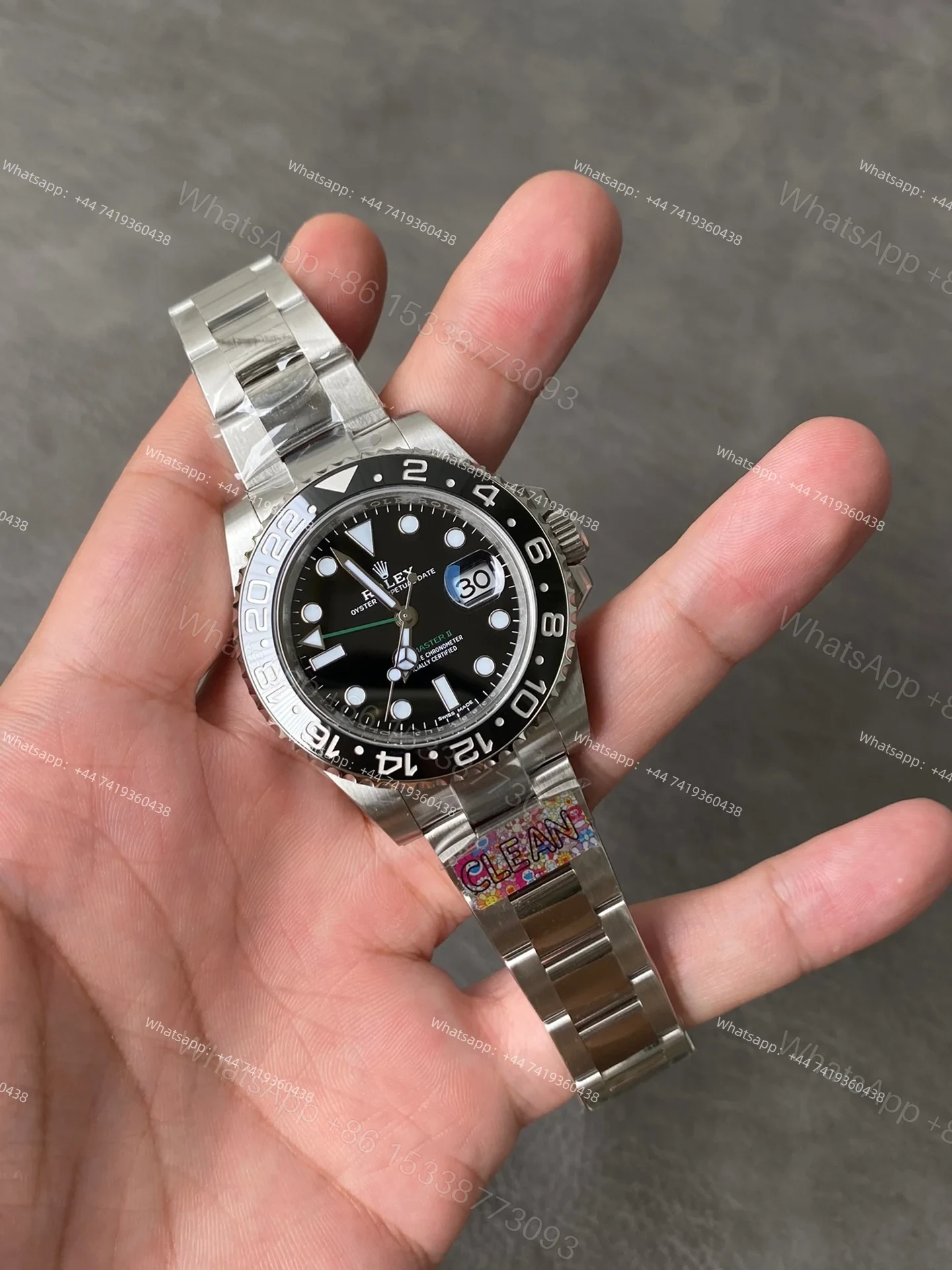 View 2 of Rolex Super Clone Watches 1:1 Black GMT-Master II 116710LN 3186 Movement
