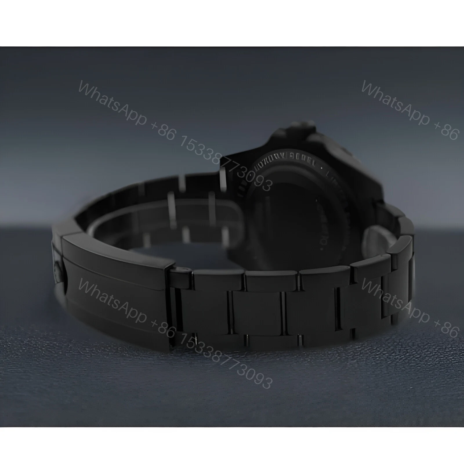 View 5 of Rolex Blaken Submariner Poker Green Dial 114060 Replica