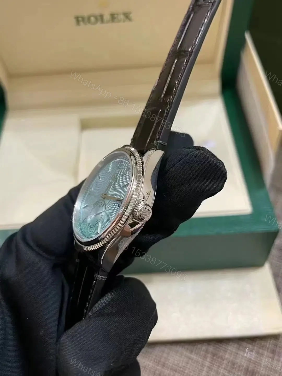 View 3 of New 2024 1908 Replica Rolex Perpertual 39mm Platina