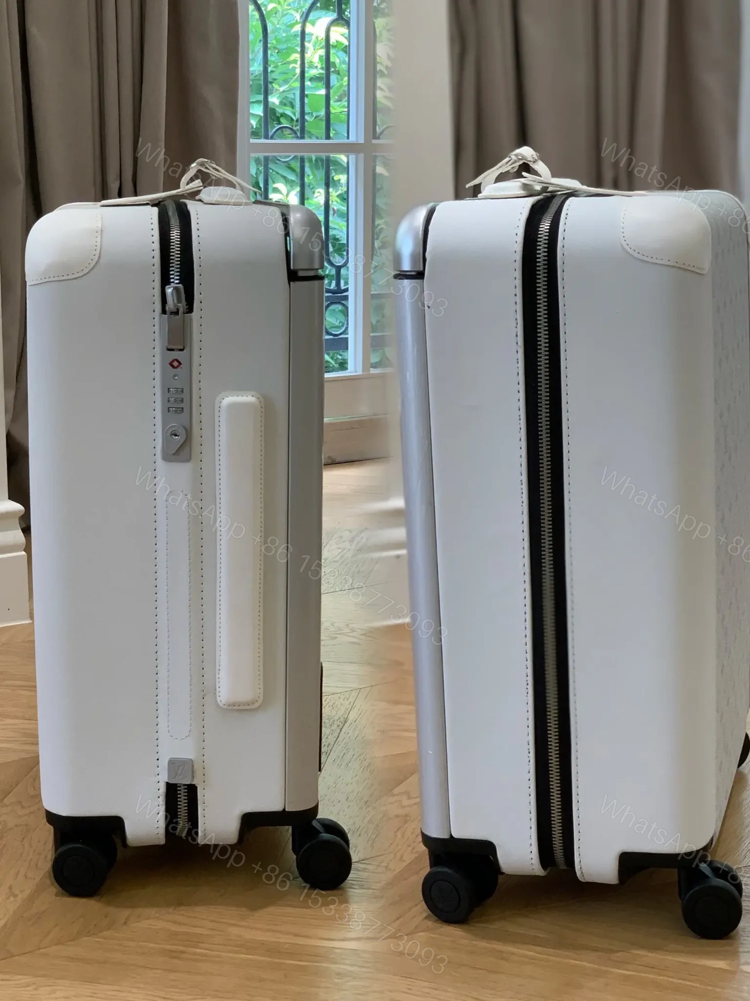 View 6 of Louis Vuitton Horizon 55 in Optic White Monogram canvas