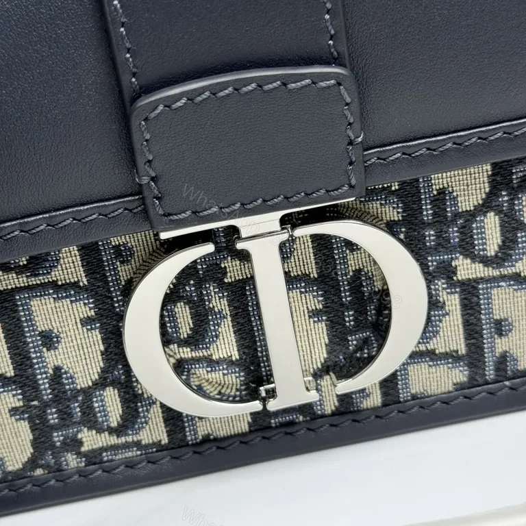 View 5 of Chic Monogram Leather Trim Structured Bag - Compact Luxury