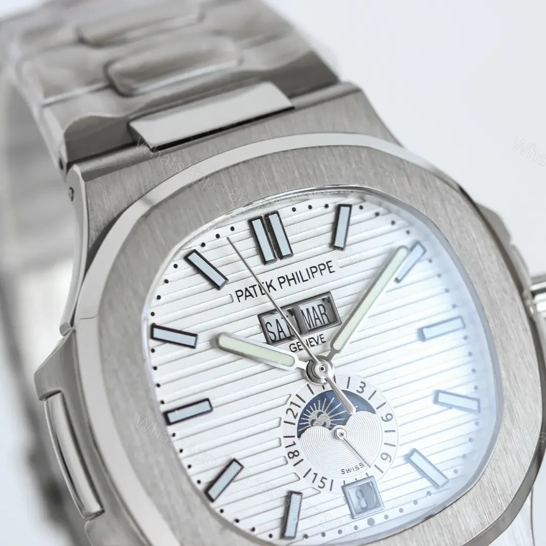 View 3 of Patek Philippe Super Clone Nautilus 5726/1A Stainless Steel Bracelet Premium PATEK-NAUT5726-1A-SS