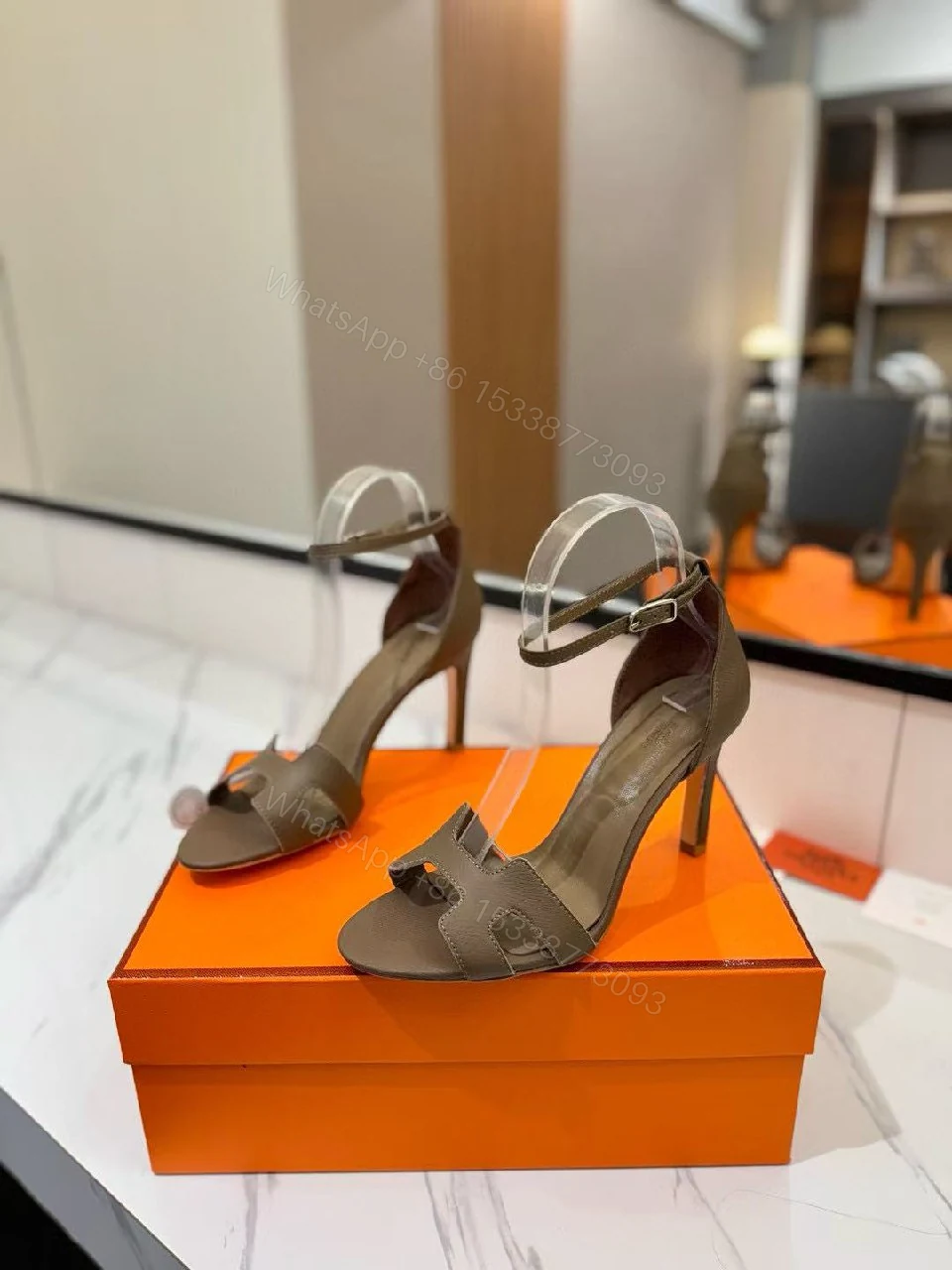 Hermes premiere high heels — view 1
