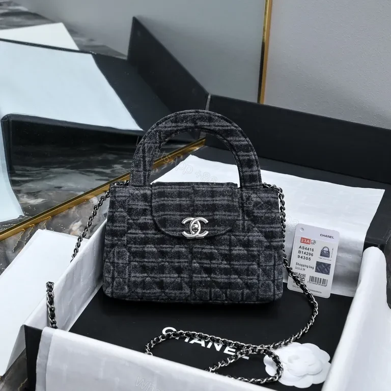 Structured Tweed Crossbody with Signature Hardware Luxury Bag — view 1