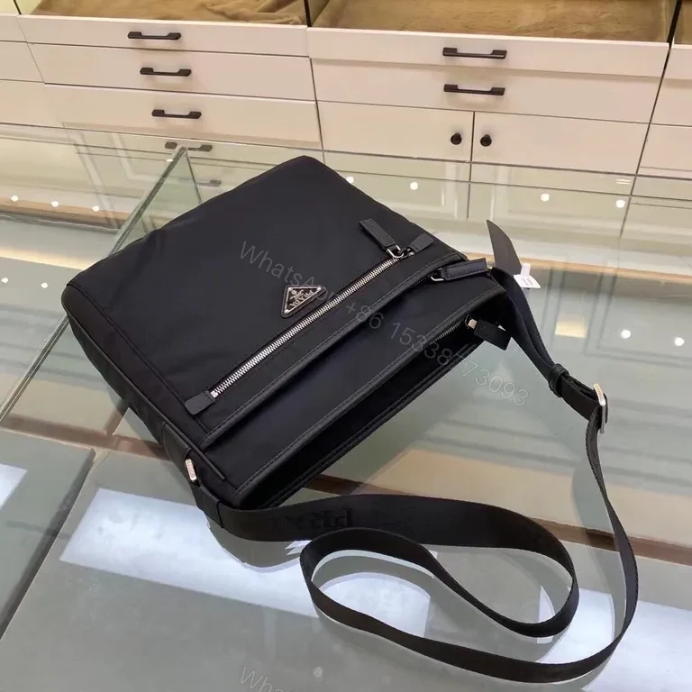 View 7 of Water-Res nylon Crossbody: Prada-Inspired, Quiet Luxury Bag