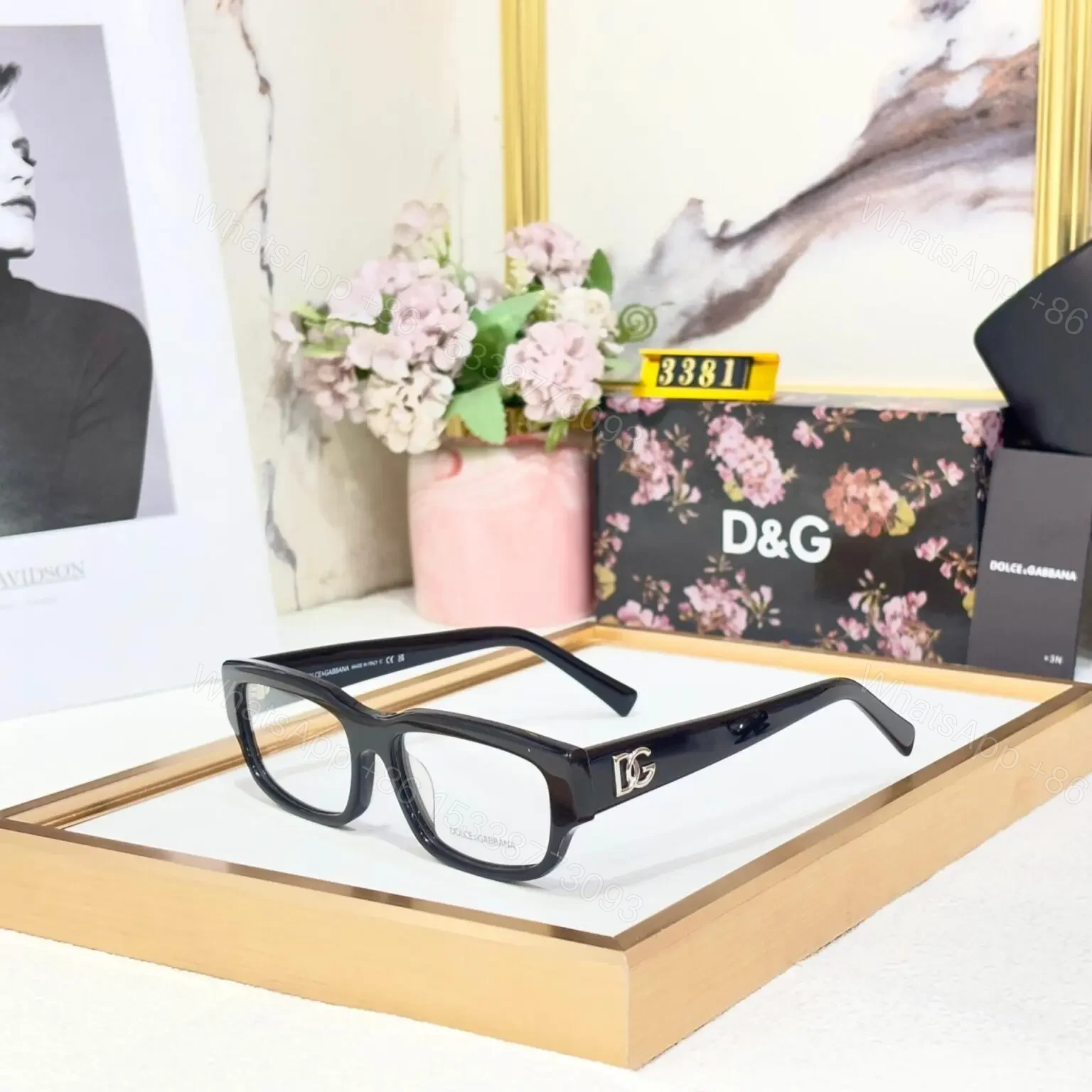 D&G Women Optical Frame – Black – Universal Size — view 1