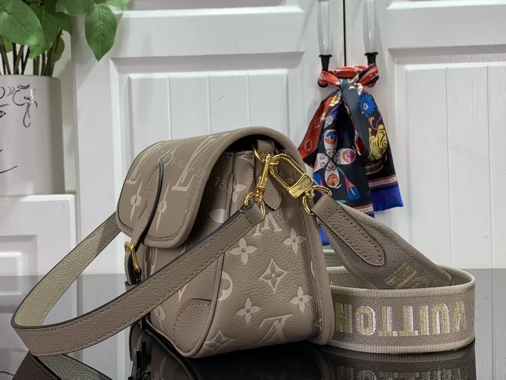 View 7 of Taupe Monogram Flap Bag â€“ Luxe Everyday Carry
