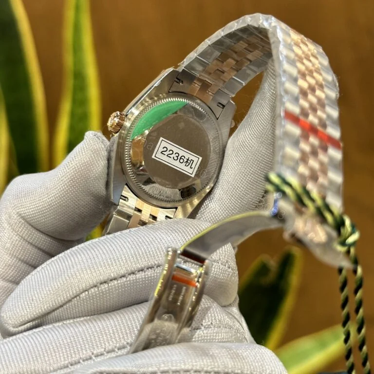 View 3 of Rolex Datejust 31mm Watch With Diamonds – Chocolate Dial Super Clone