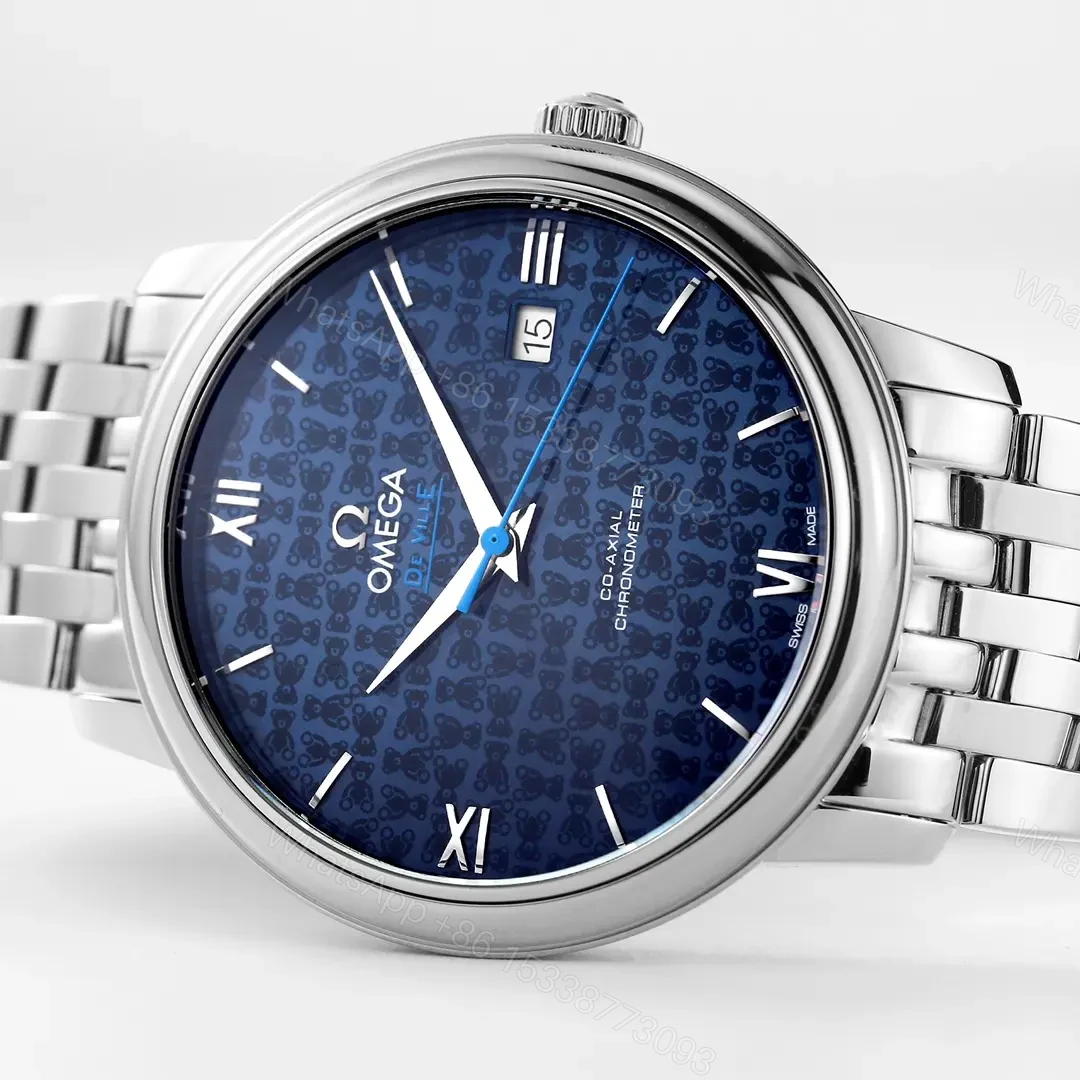 View 3 of Omega De Ville Prestige Orbis Edition Blue Dial Stainless Steel Watch 424.10.40.20.03.003