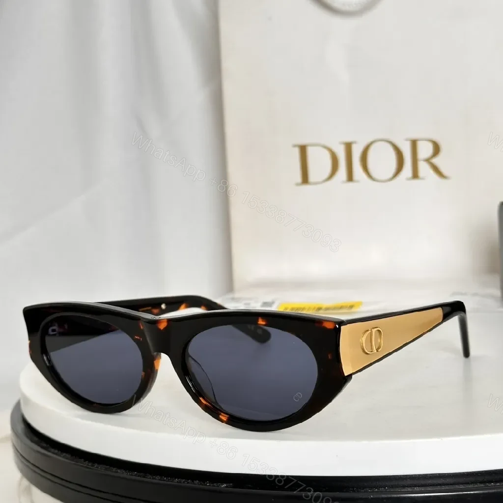 View 4 of Monogram Accent Polarized Sunglasses in Black Gold
