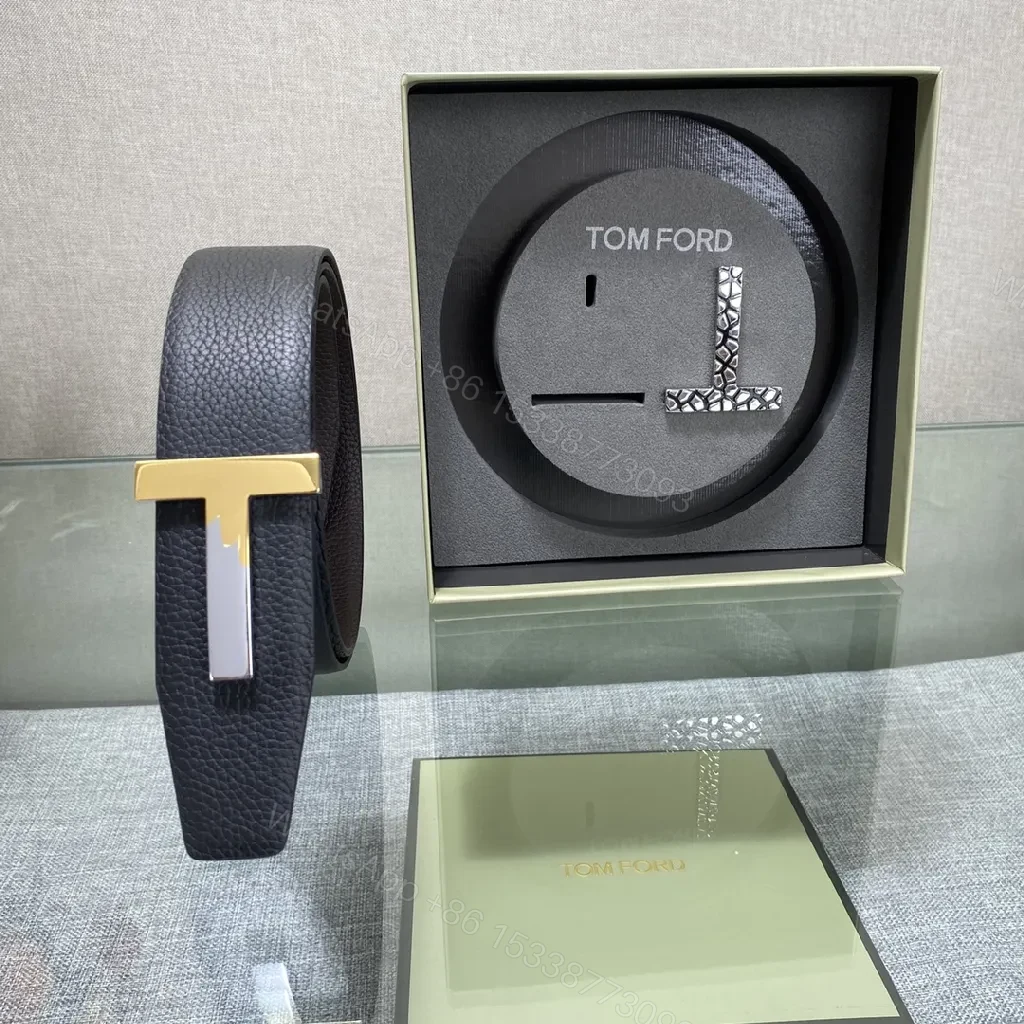 View 8 of Modern Texture Belt: Full-Grain Leather, Bold Buckle Accessory