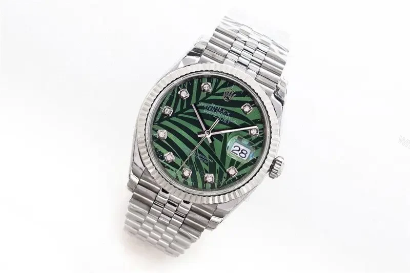 View 3 of Rolex Datejust 126234 Olive Green Watch