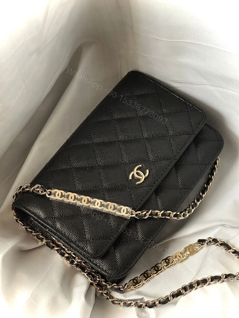 View 2 of Chanel Wallet On Chain Timeless/Classique leather crossbody