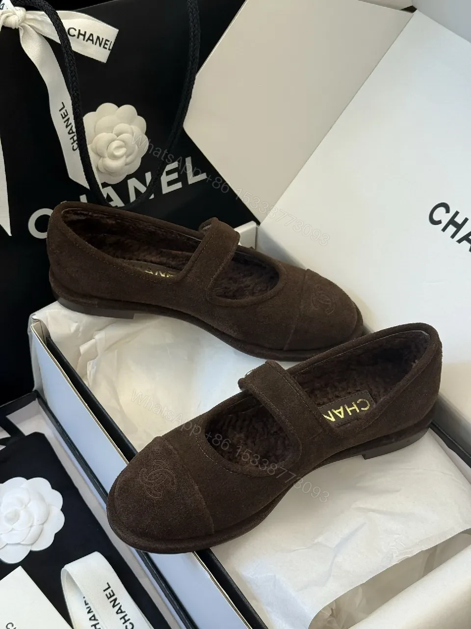 View 9 of Brown Suede Mary Janes - Cozy Luxury, Low-Profile Comfort
