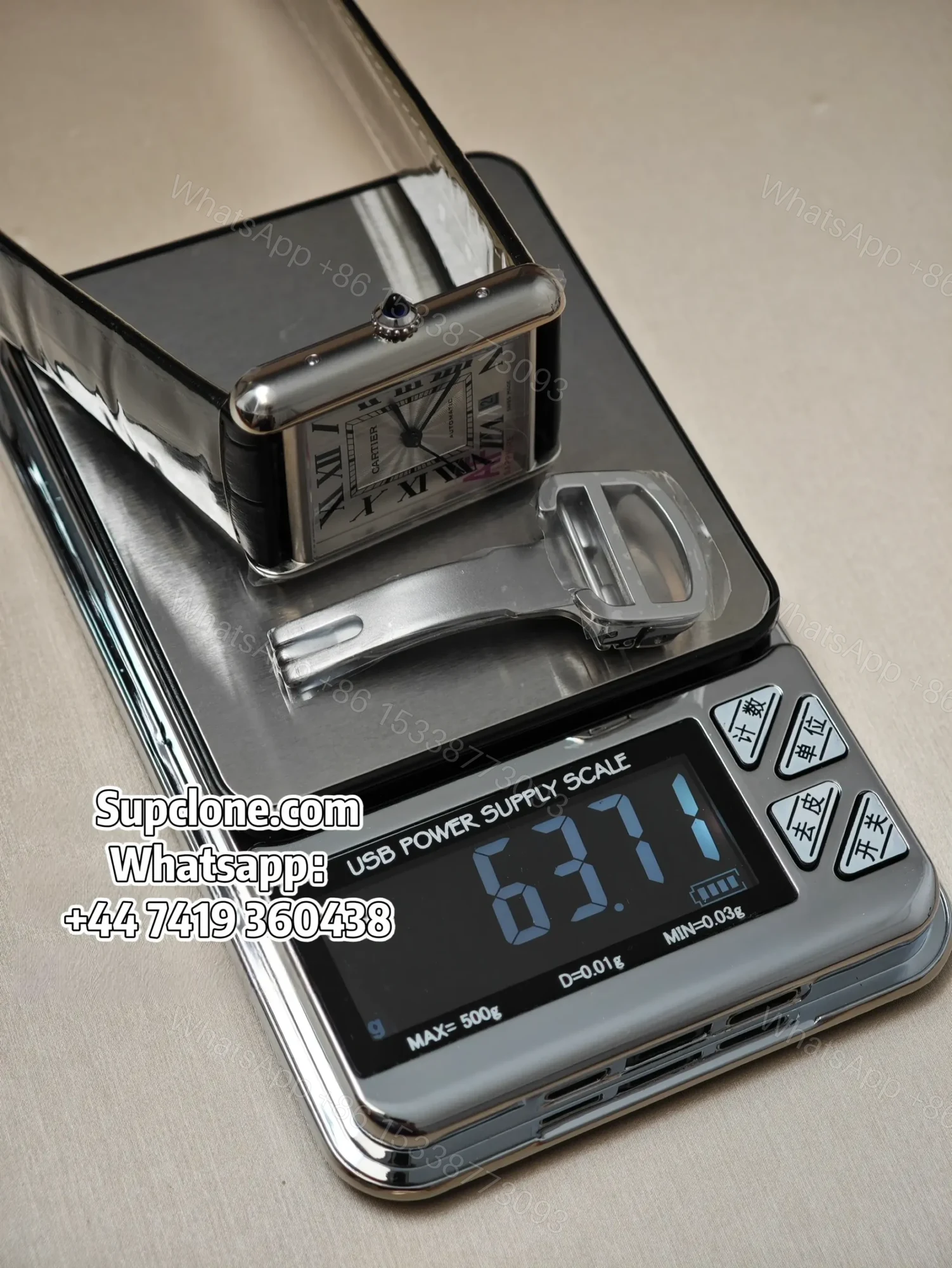 View 9 of Cartier Tank WSTA0141 41×31mm Super Clone Automatic Replica Leather Strap