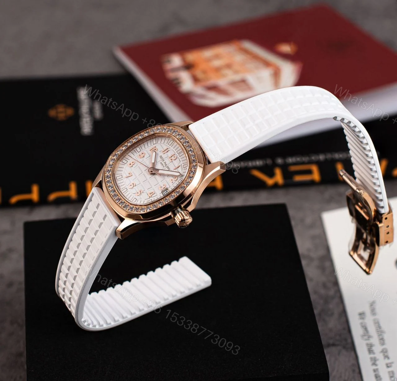 View 9 of Patek Philippe Rose Gold – Ladies – Aquanaut