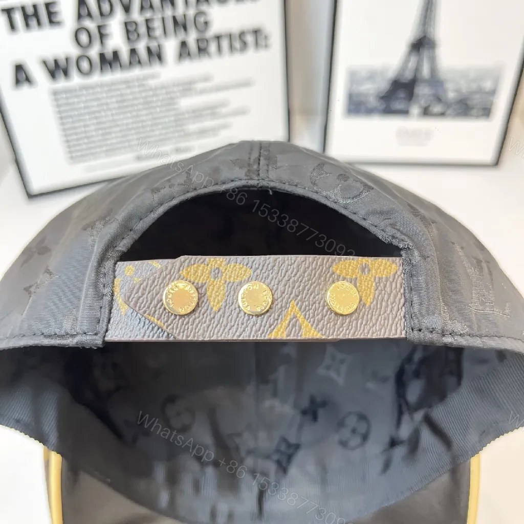 View 4 of Monogram Peak Cap: Modern Luxe, Signature Monogram Cap