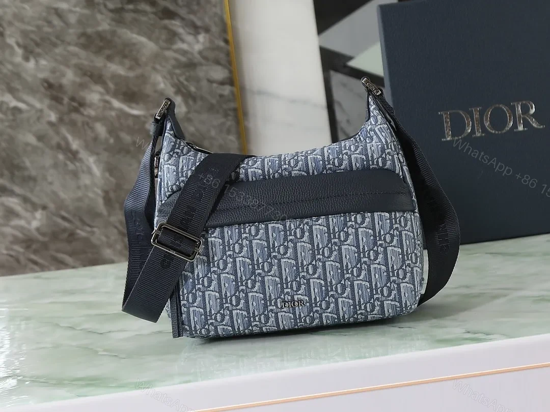 Denim Monogram Crossbody: Chic, Compact, All-Day Versatile Bag — view 1