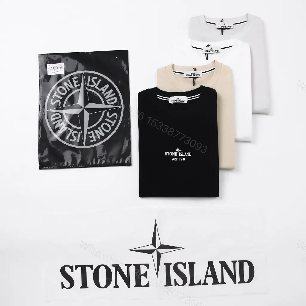 View 6 of Black Cotton Crewneck Tee with Small Chest Logo