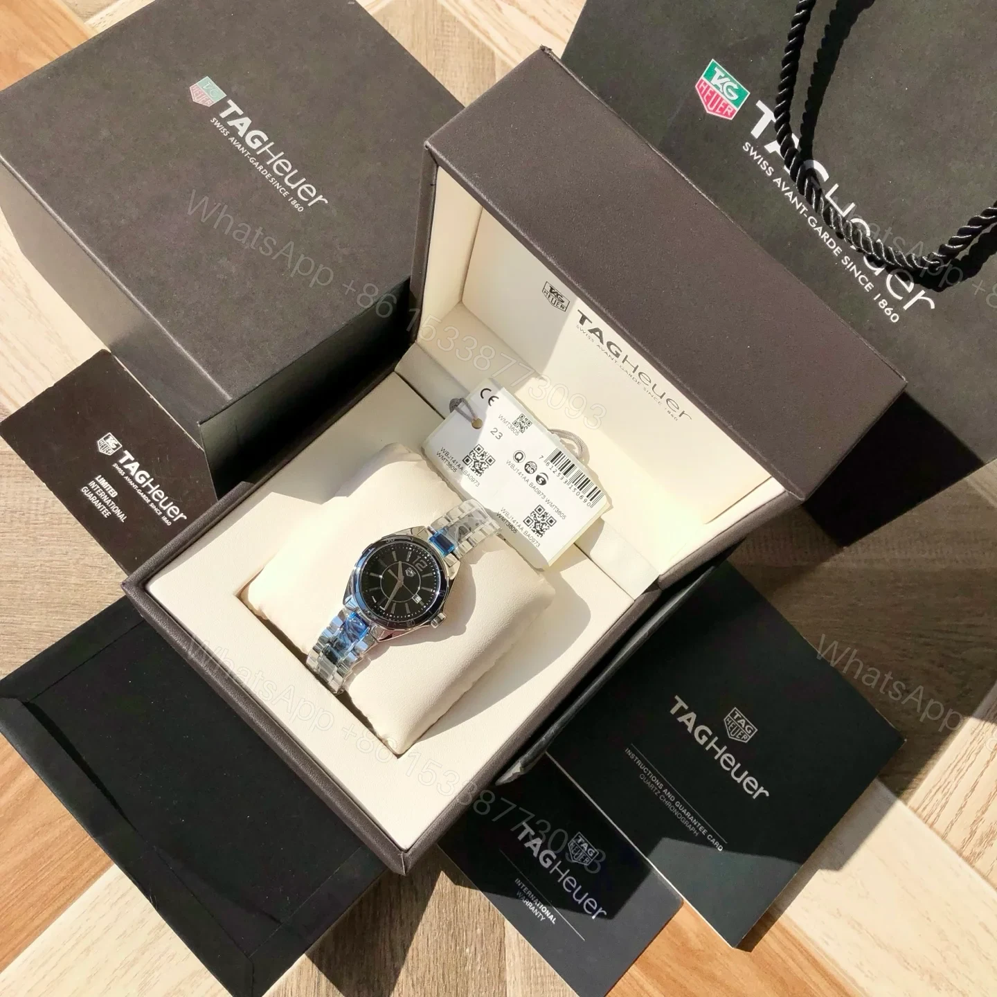 View 2 of TAG Heuer Carrera Women’s Ceramic Quartz Watch 35MM Black Ceramic Bracelet Premium Edition TAGHEUER-CARRERA-WM-CERAMIC-BLK-35