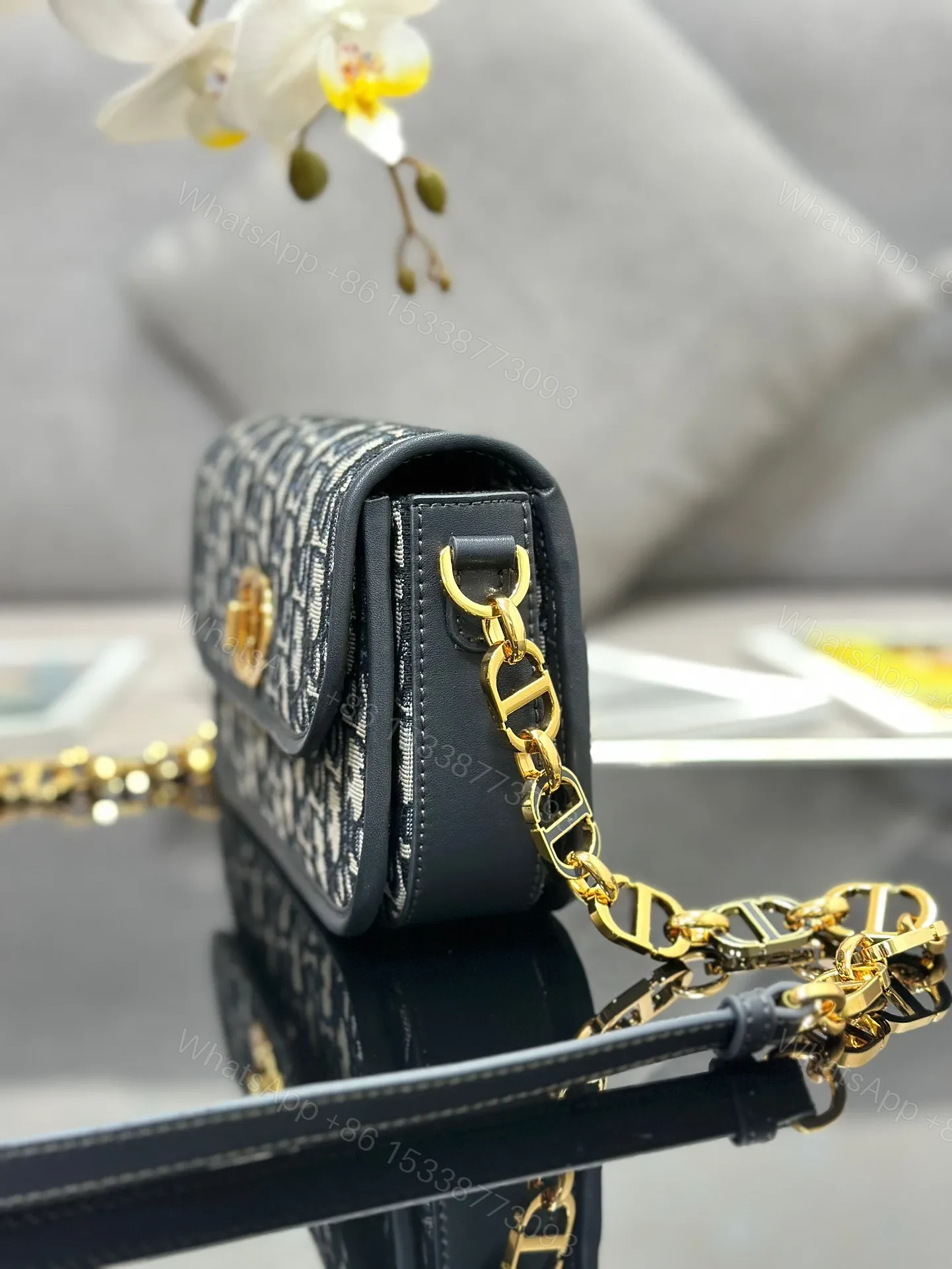 View 7 of Dior 30 Montaigne Avenue Monogram Super Bag 22.5x12cm