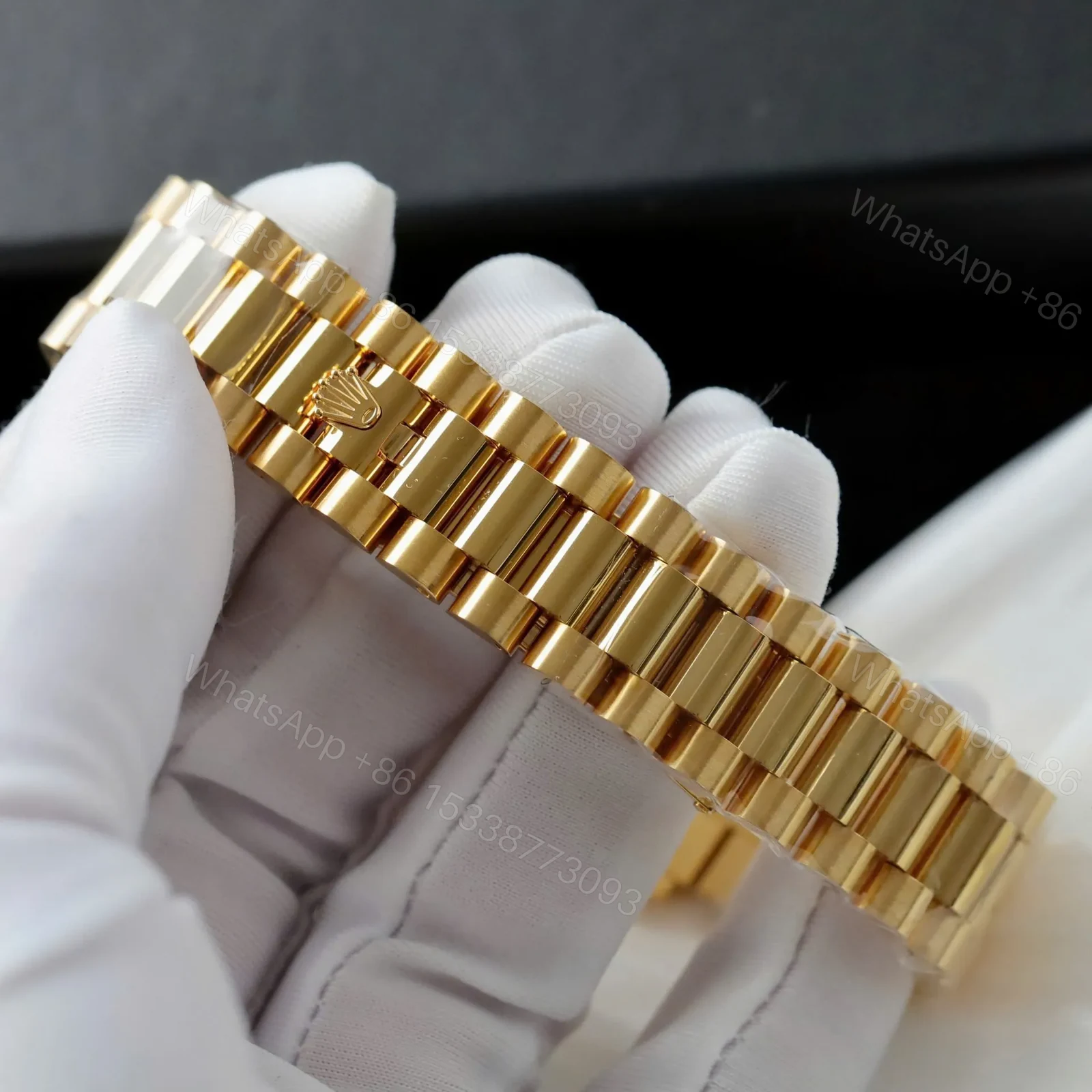 View 10 of Superclone Rolex Day-Date Bright Green Diamond Dial 128398tbr-0035 36 mm