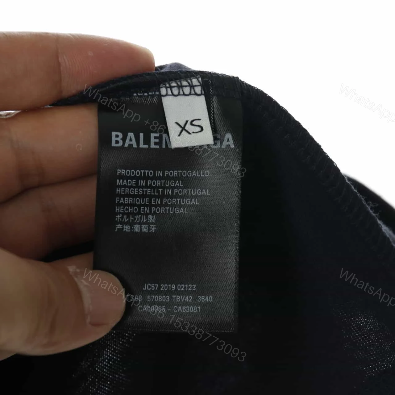 View 5 of BALENCIAGA CHEST LOGO SHORT SLEEVE T SHIRT
