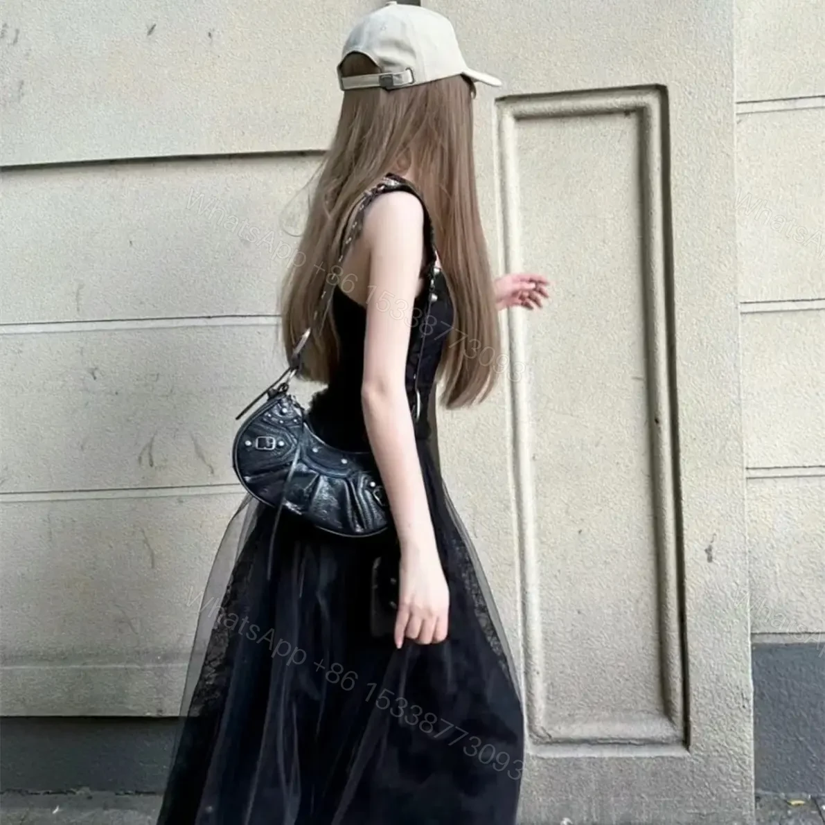 View 19 of 高仿Balenciaga*LeCagole朋克單肩包黑色XS