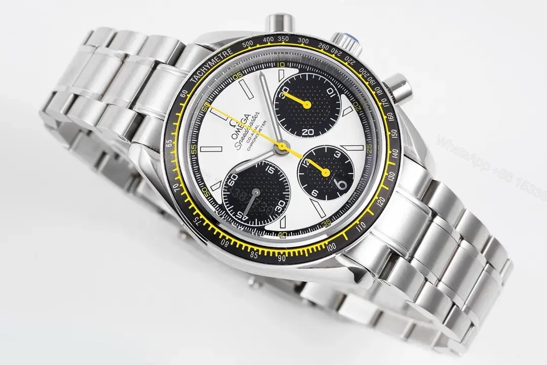 View 2 of Omega Speedmaster Professional 326.32.40.50.06.001 Multifunction Chronograph Watch Silver with White Dial and Black Sub dials