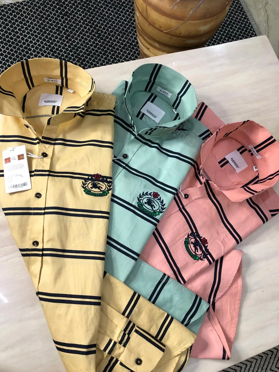 First Copy Burberry Cotton Fabric Shirt — view 1