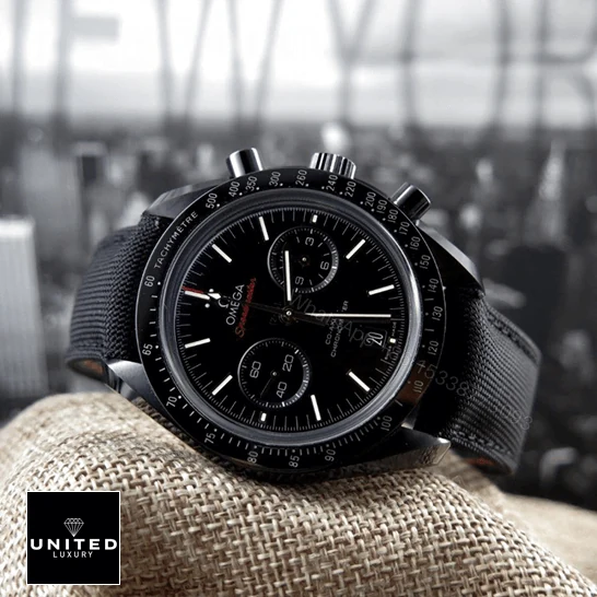 View 9 of Omega Speed Master Dark Side of the Moon Replica