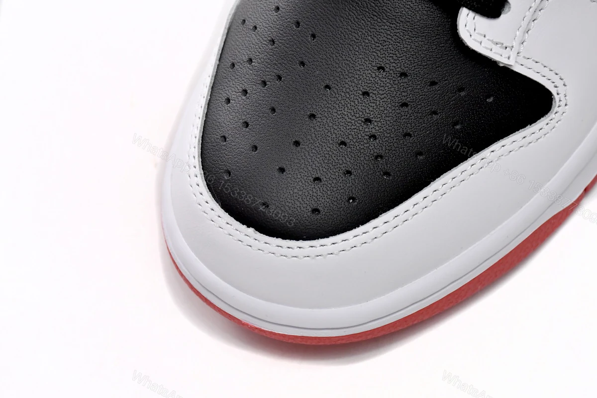 View 8 of Nike Dunk Low Black and Red FD9762-061