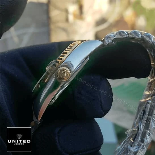 View 8 of Rolex Day-Date 128238 Yellow Gold With Diamond Dial Replica
