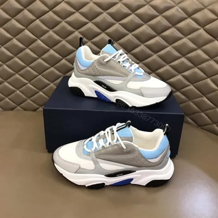 View 2 of B22 SNEAKER TECHNICAL MESH WITH AND CALFSKIN – CD93