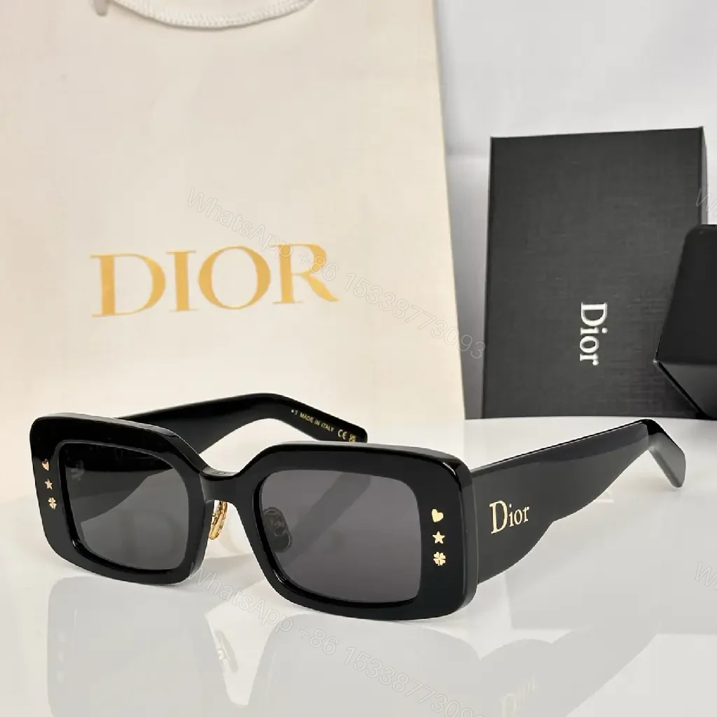 View 7 of Bold Black Square Sunglasses – Glossy Frame, Luxury Comfort