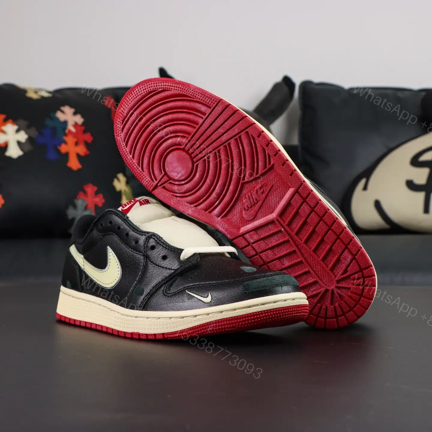 View 3 of Nigel Sylvester x Air Jordan 1 Low OG Nitro “Better With Time” Reps