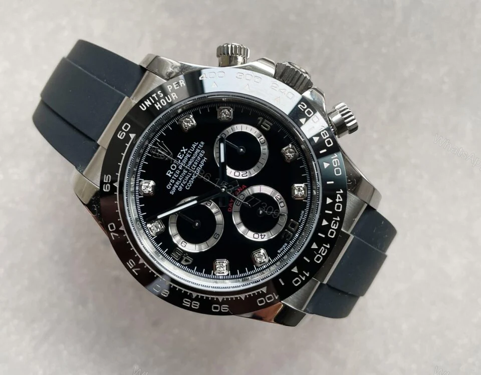 View 7 of BTF factory 1:1 Rolex Daytona SS116500LN Best Black Dial Diamond Markers A4130
